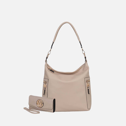Ophelia Hobo Bag and Wallet Set