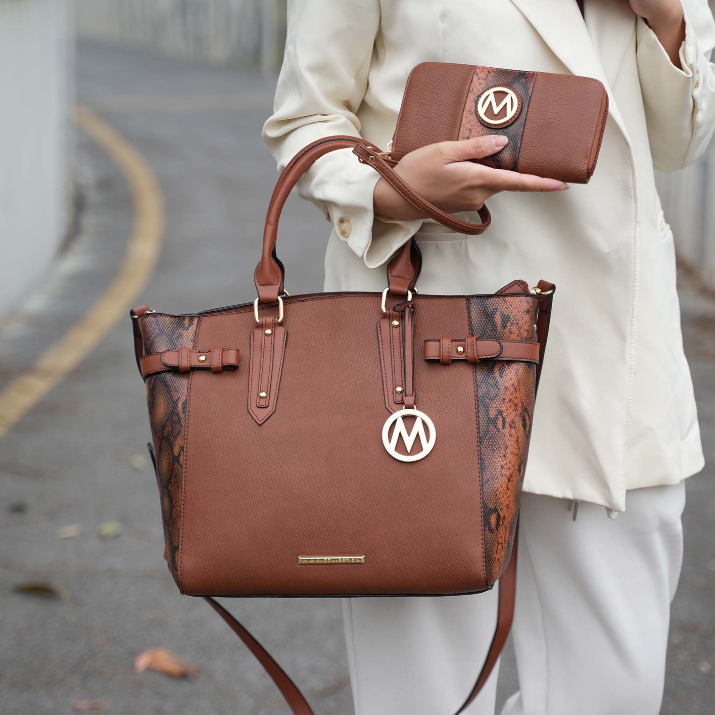 MKF Collection by Mia K. - Joelle Tote Bag with Wallet