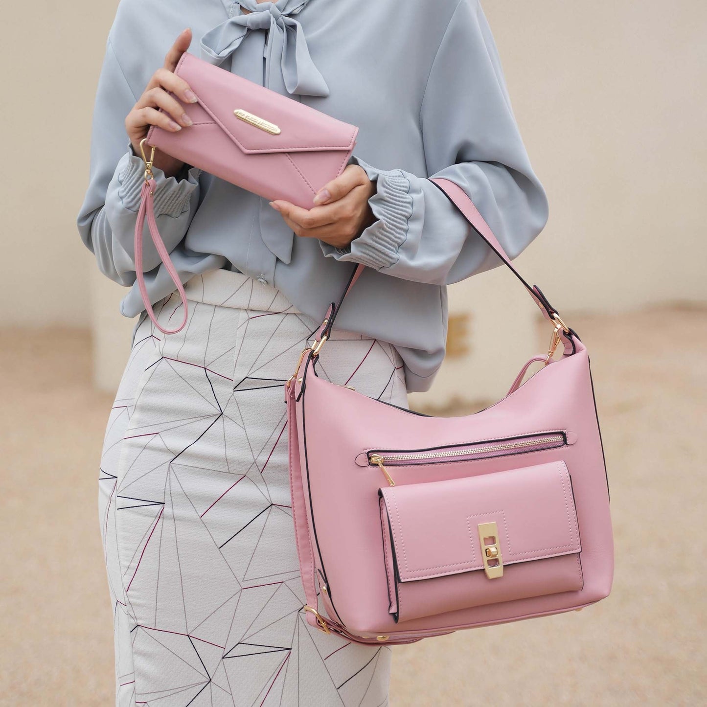 MKF Collection by Mia K. - Clara Shoulder Bag and Set