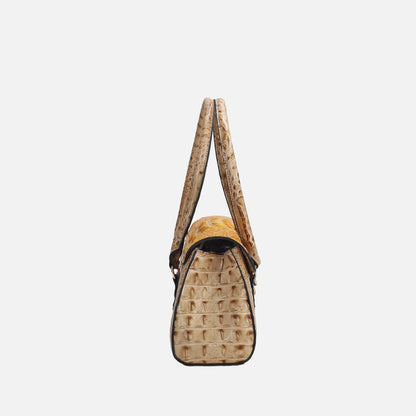 MKF Collection by Mia K. - Liviana Croc-Embossed Shoulder Bag