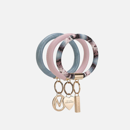 Jasmine Bangle Bracelet Keyring Set - GF