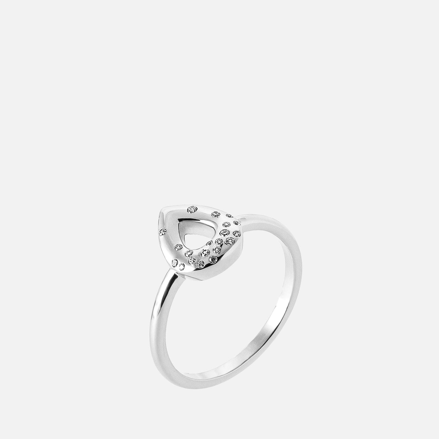 Astraea Teardrop Medallion Ring