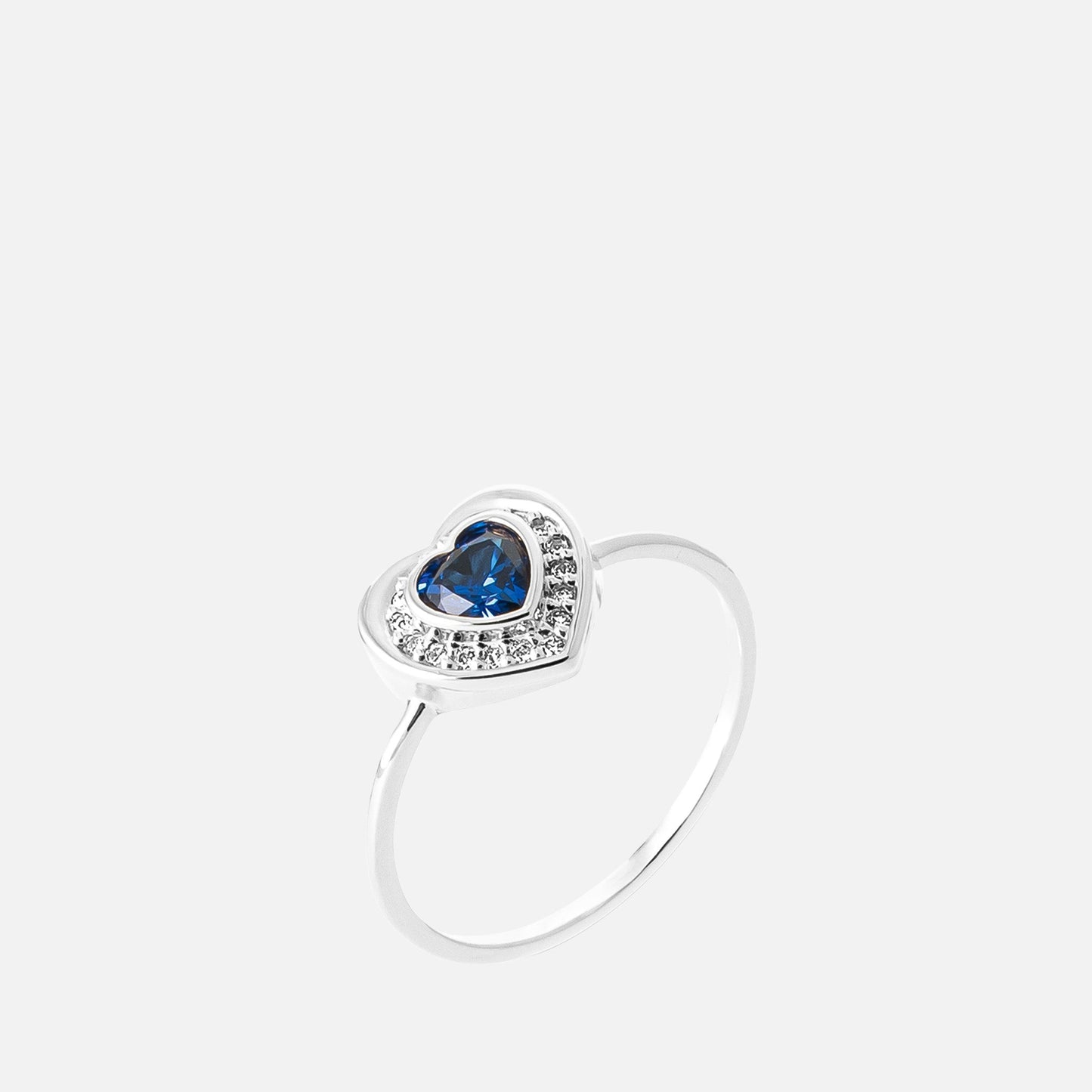 Selene Heart Halo Ring