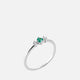 Emerald stone - Silver