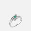 Emerald stone - Silver