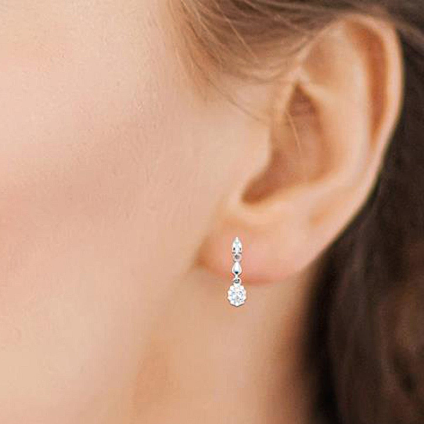 Halo Drop Earrings