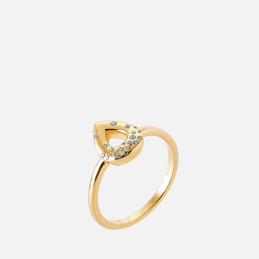 Astraea Teardrop Medallion Ring
