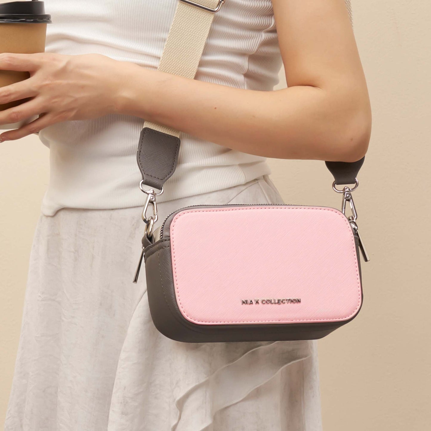 MKF Collection by Mia K. - Avielle Colorblock Crossbody Bag
