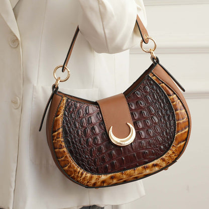 MKF Collection by Mia K. - Jain Croc-Embossed Shoulder Bag