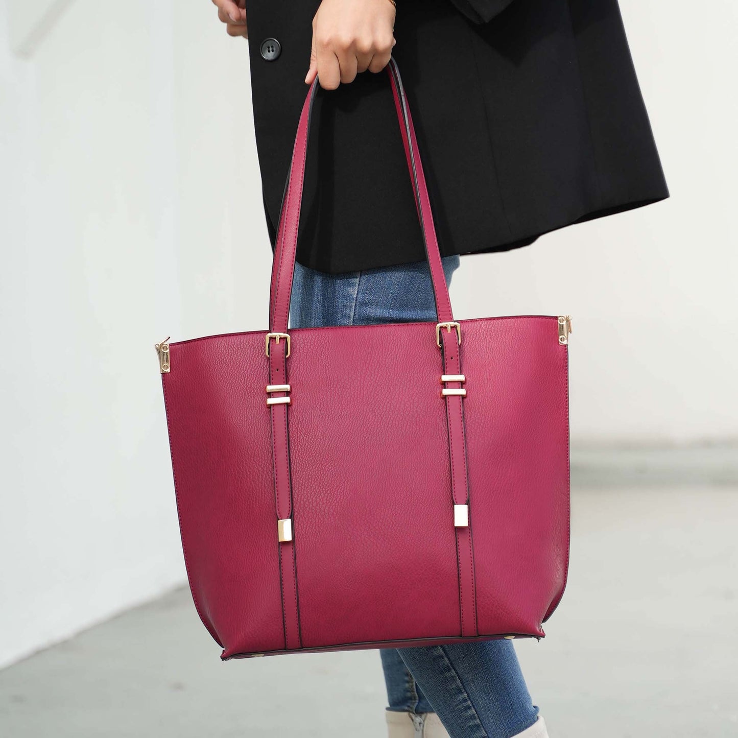 MKF Collection by Mia K. - Emery Tote Bag and Wallet Set