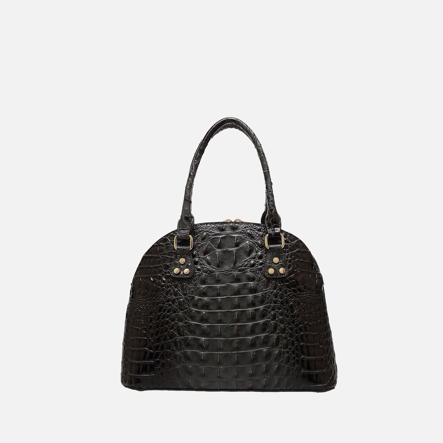 Staci Embossed Satchel Bag