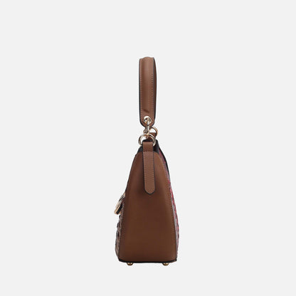 MKF Collection by Mia K. - Jain Croc-Embossed Shoulder Bag