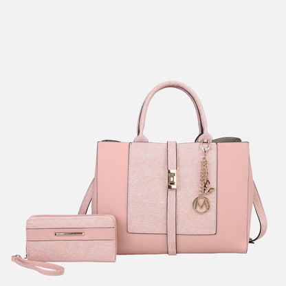 MKF Collection by Mia K. - Yola II Tote Bag and Wallet Set