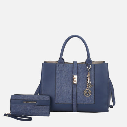 MKF Collection by Mia K. - Yola II Tote Bag and Wallet Set