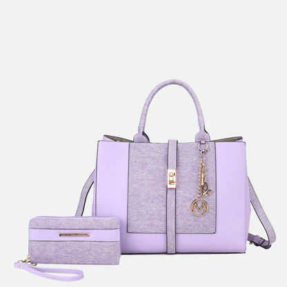 MKF Collection by Mia K. - Yola II Tote Bag and Wallet Set