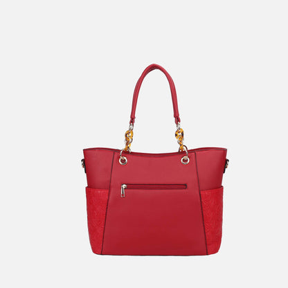 Merlina Embossed Tote Bag and Set