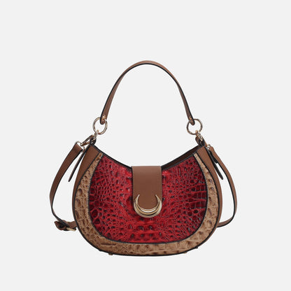 MKF Collection by Mia K. - Jain Croc-Embossed Shoulder Bag