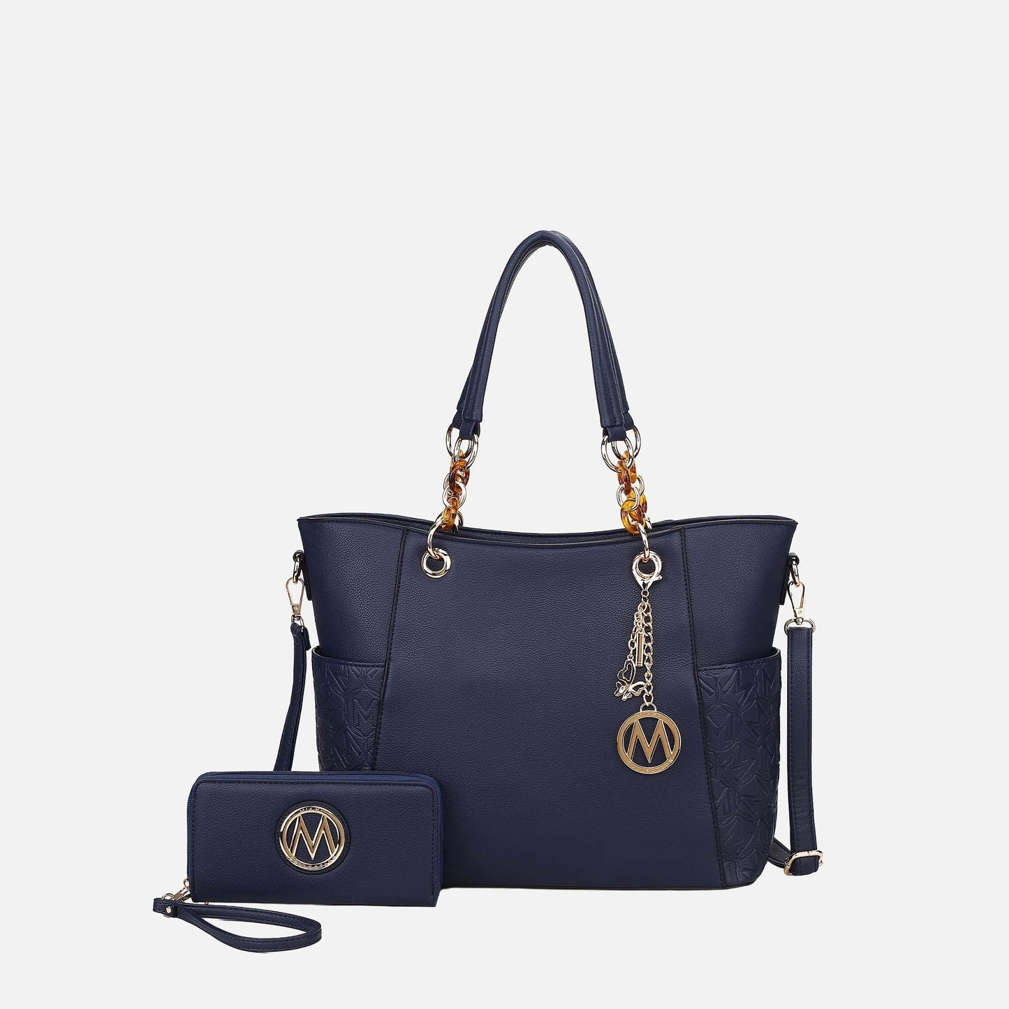 Merlina Embossed Tote Bag and Set