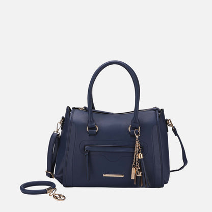 MKF Collection by Mia K. - Valeria Shoulder Bag and Bracelet Keyring