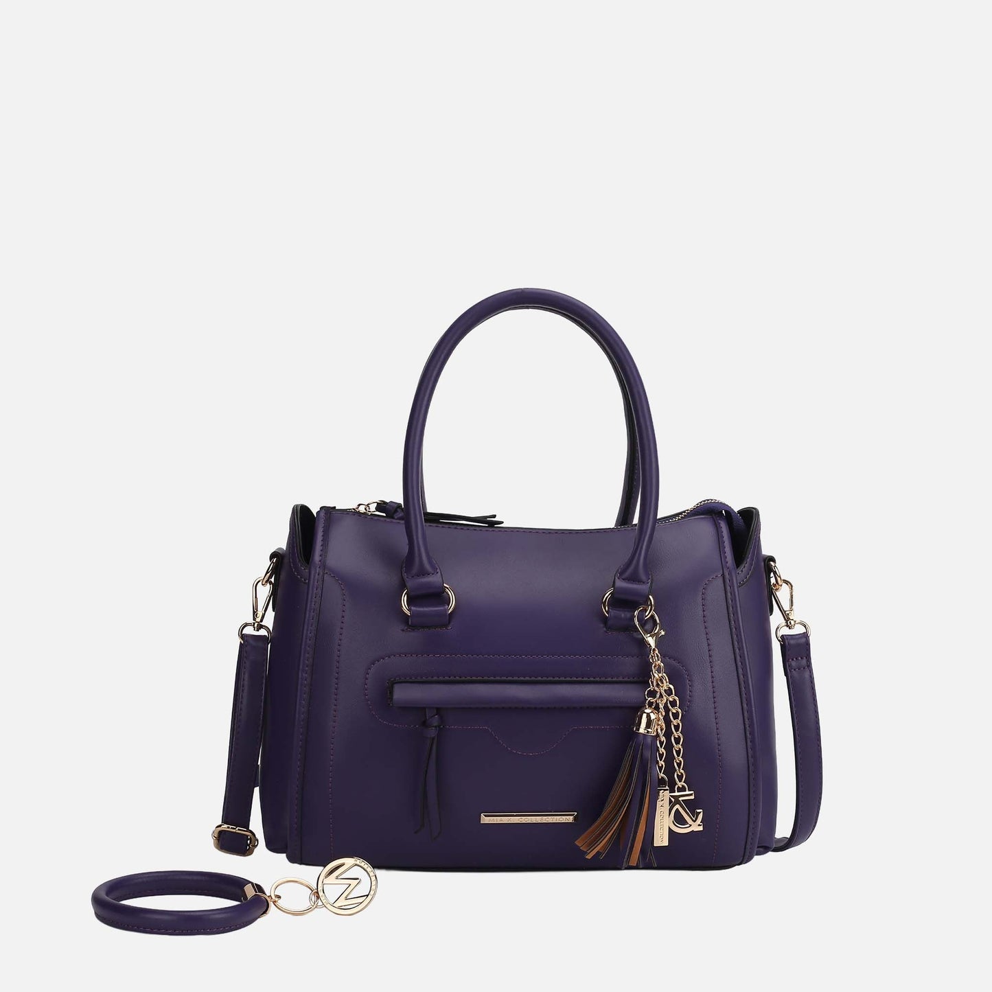 MKF Collection by Mia K. - Valeria Shoulder Bag and Bracelet Keyring