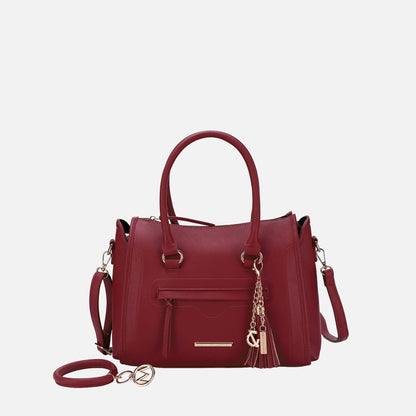 MKF Collection by Mia K. - Valeria Shoulder Bag and Bracelet Keyring