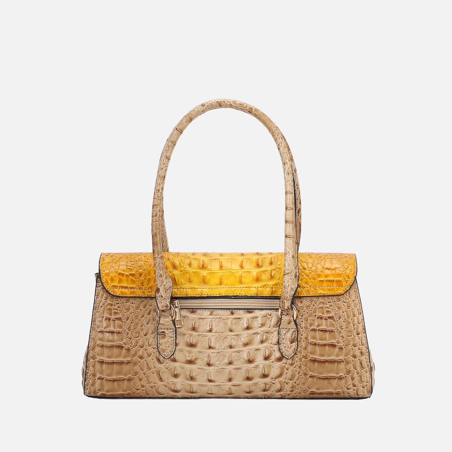 MKF Collection by Mia K. - Liviana Croc-Embossed Shoulder Bag