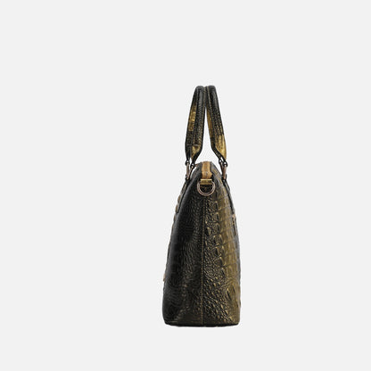 Liora Croc-Embossed Tote Bag and Set