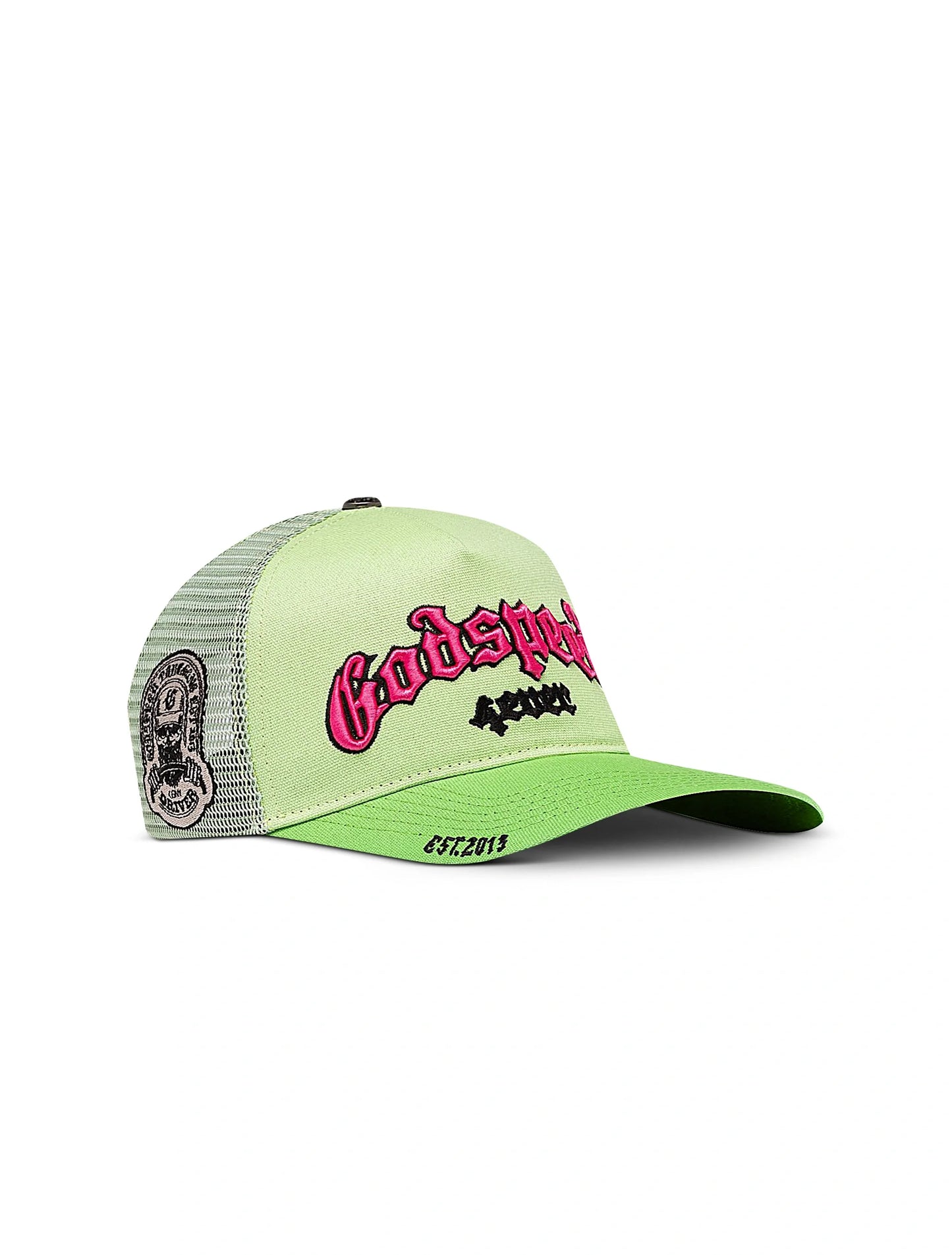 Godspeed Gs Forever Trucker Hat - Lime/Pink
