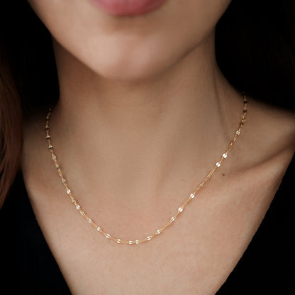Mint & Lily Petal Chain Necklace
