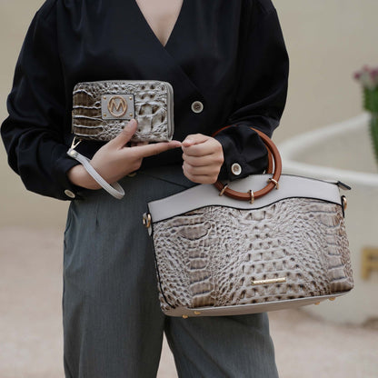 MKF Collection by Mia K. - Phoebe Tote Bag and Wallet Set