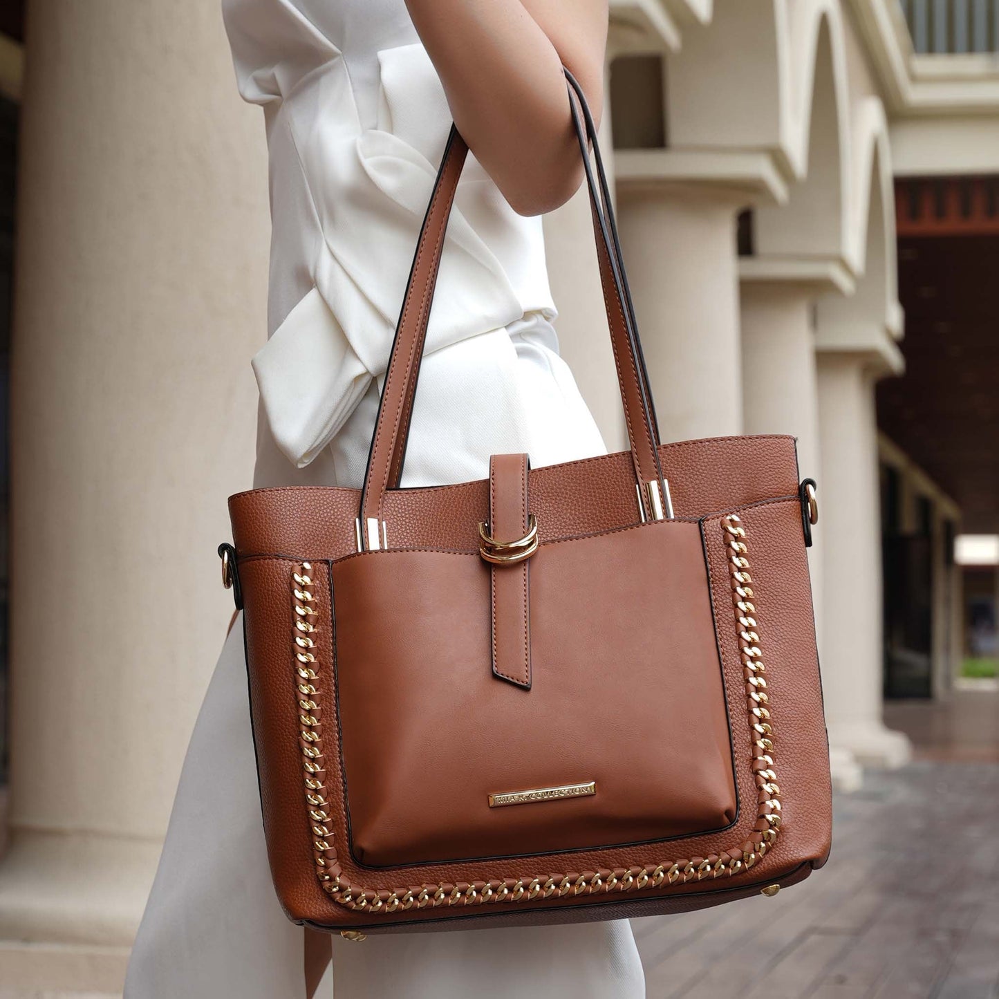 MKF Collection by Mia K. - Raya Shoulder Bag and Set
