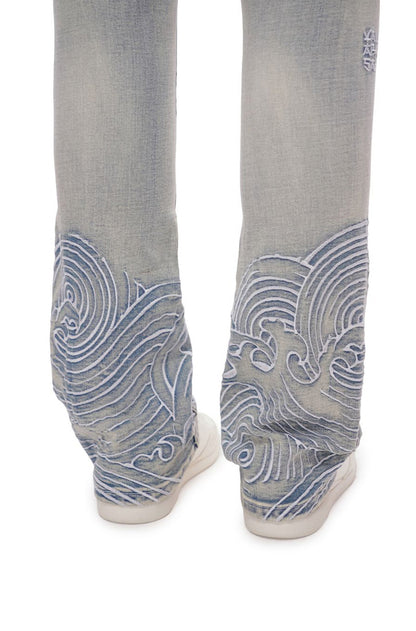 Valabasas Tenka Stacked Denim - Light Blue Wash