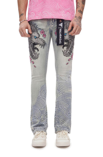 Valabasas Tenka Stacked Denim - Light Blue Wash