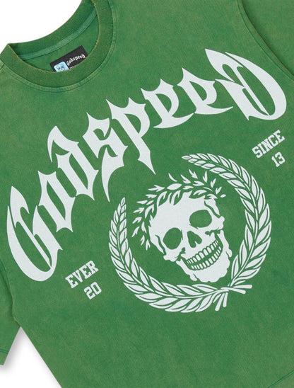 Godspeed Victor Crest Tee - Green