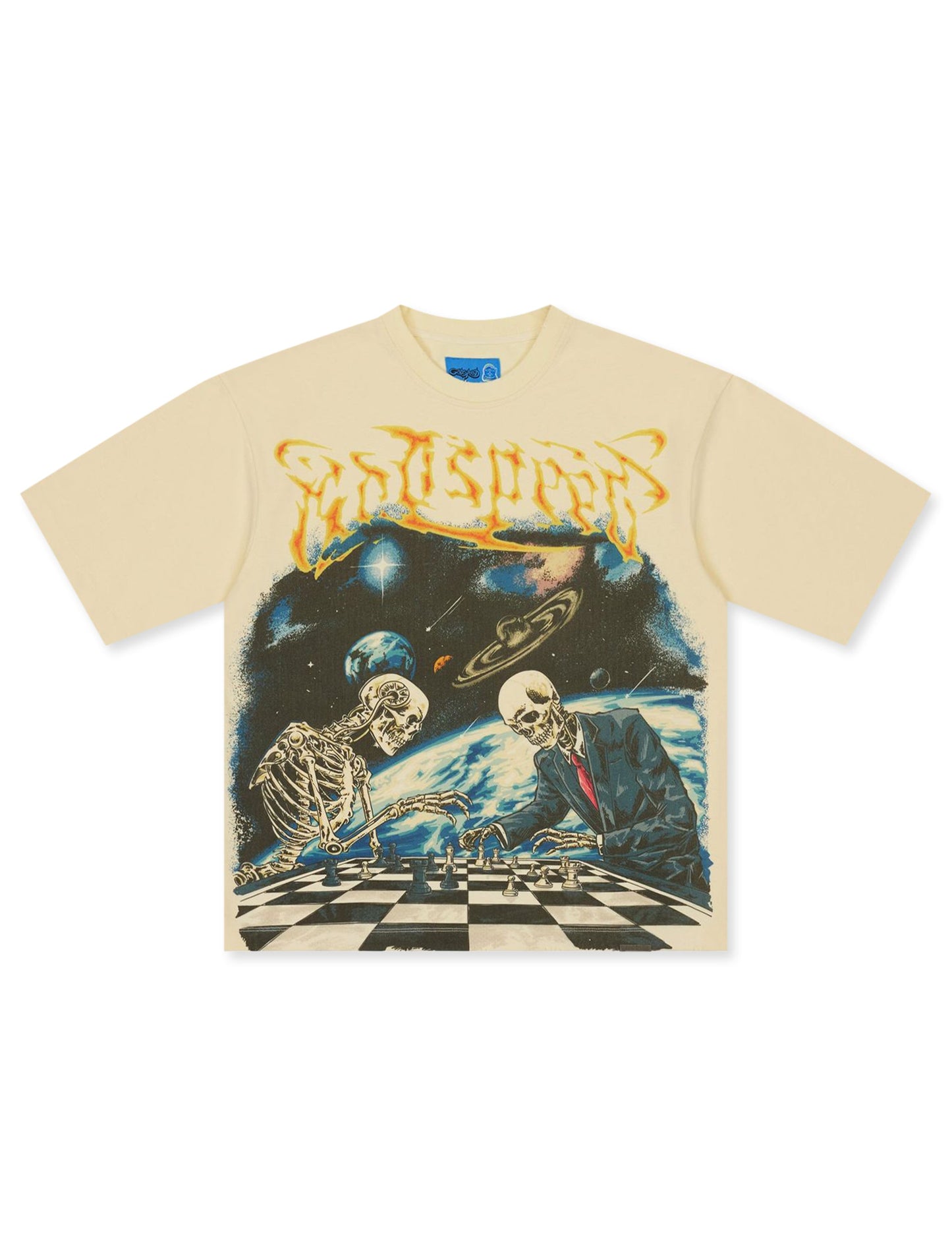 Godspeed Checkmate II Boxy Tee - Bone