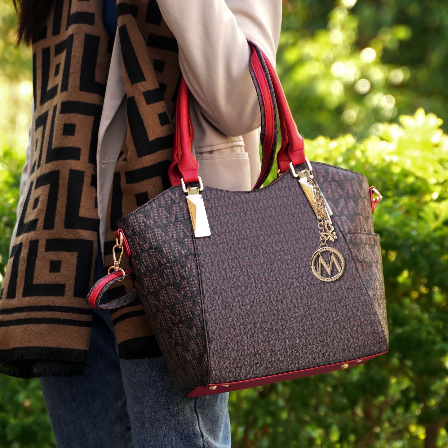 MKF Collection by Mia K. - Devorah Signature Shoulder Bag