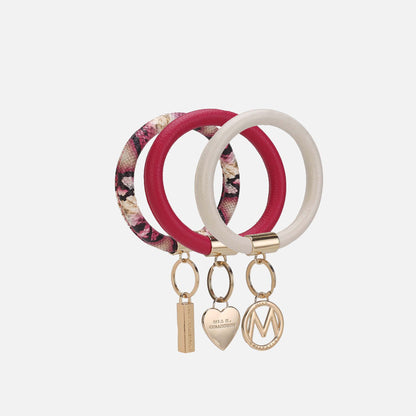 Jasmine Bangle Bracelet Keyring Set - GF