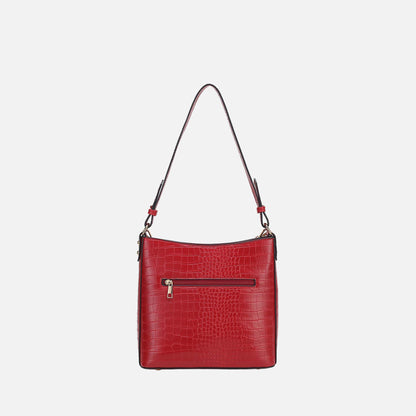 MKF Collection by Mia K. - Bizzy Embossed Shoulder Bag