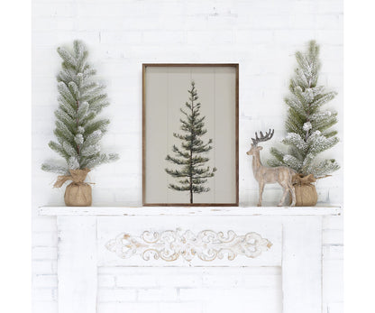Kendrick Home Single Pine Tree White