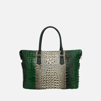 Raven Croc Embossed Duffel Bag