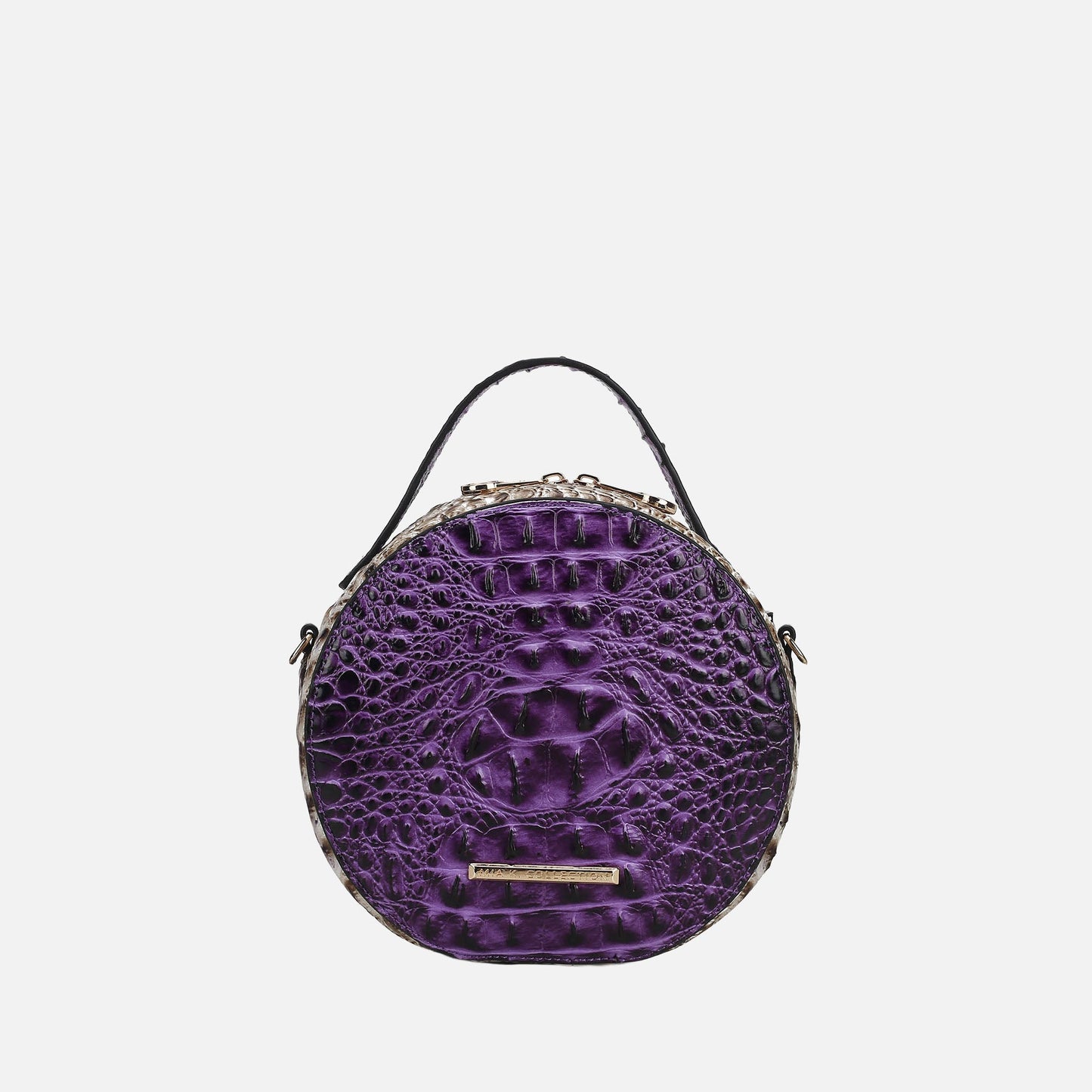 Ynnari Croc Round Crossbody Bag