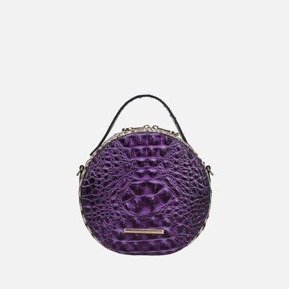 Ynnari Croc Round Crossbody Bag