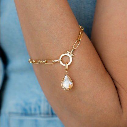 Mint & Lily Teardrop Birthstone Charm