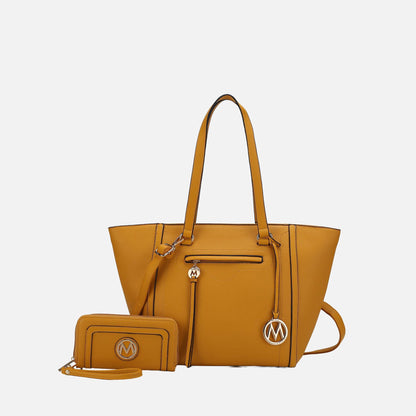 MKF Collection by Mia K. - Alexandra Tote Bag and Wallet Set