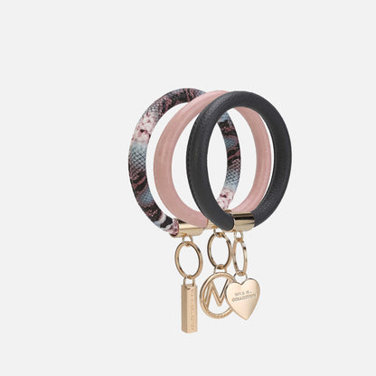 Jasmine Bangle Bracelet Keyring Set - GF