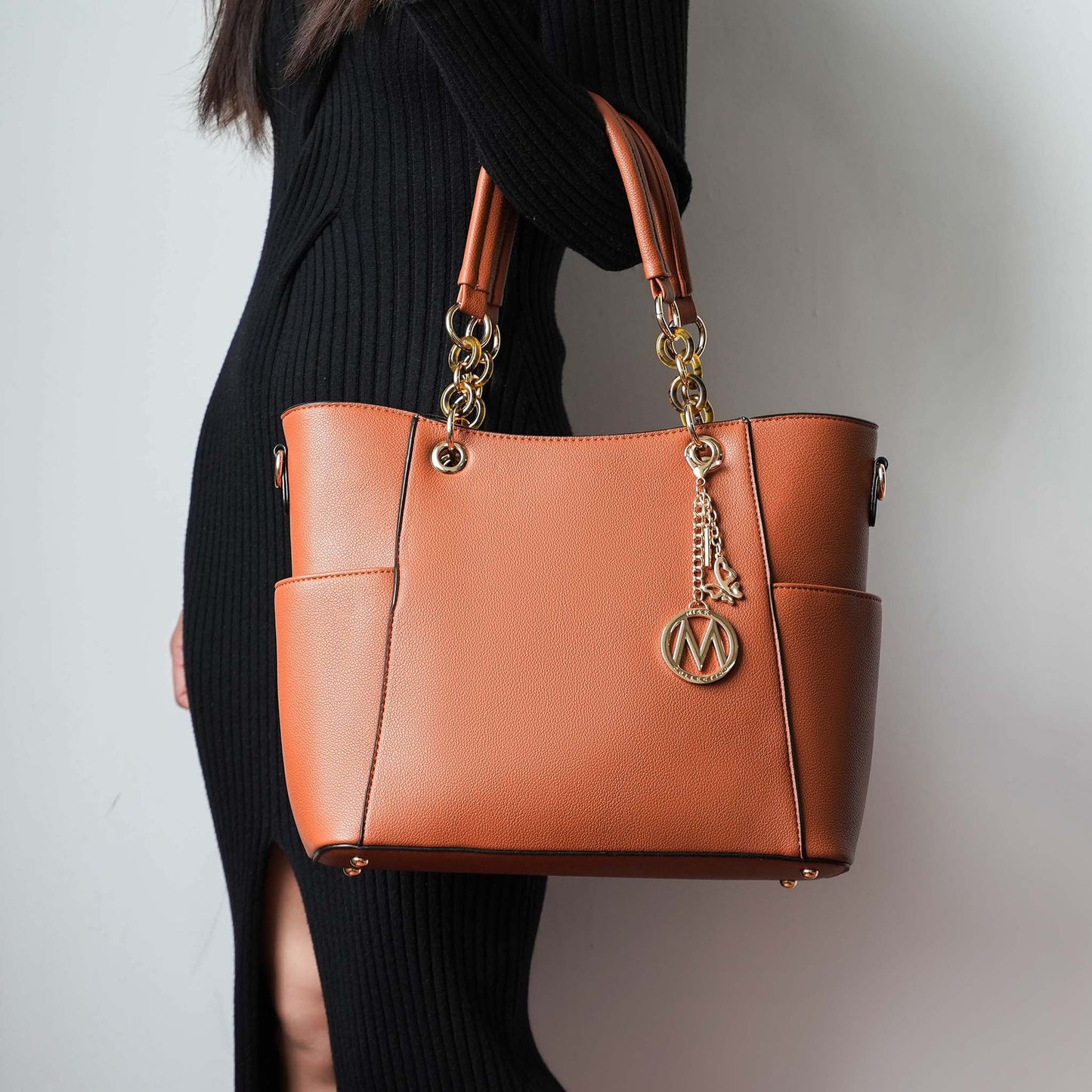 MKF Collection by Mia K. - Bonita Tote Bag and Wallet Set