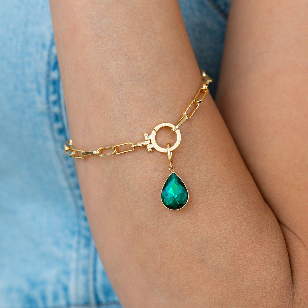 Mint & Lily Teardrop Birthstone Charm
