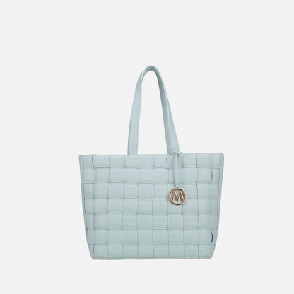 MKF Collection by Mia K. - Rowan Woven Tote Bag