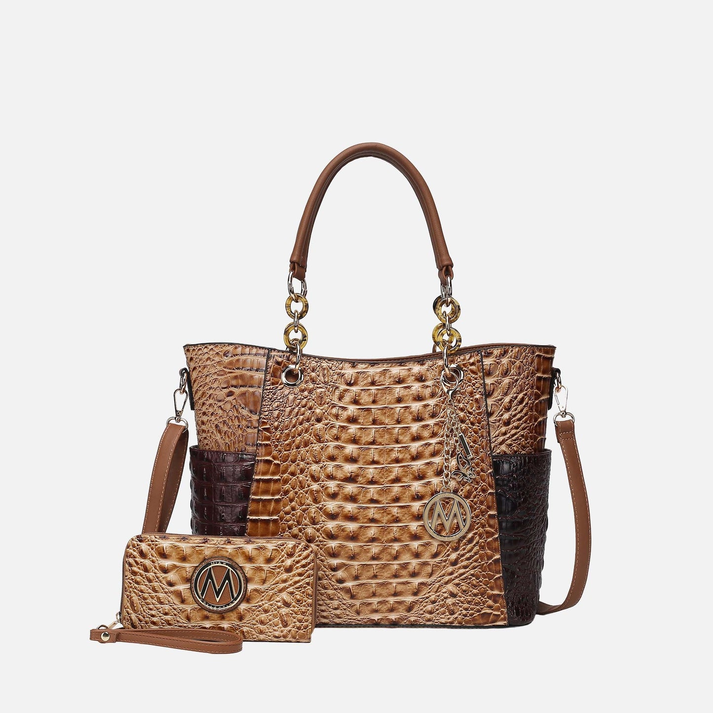 MKF Collection by Mia K. - Merlina Tote Bag and Wallet Set
