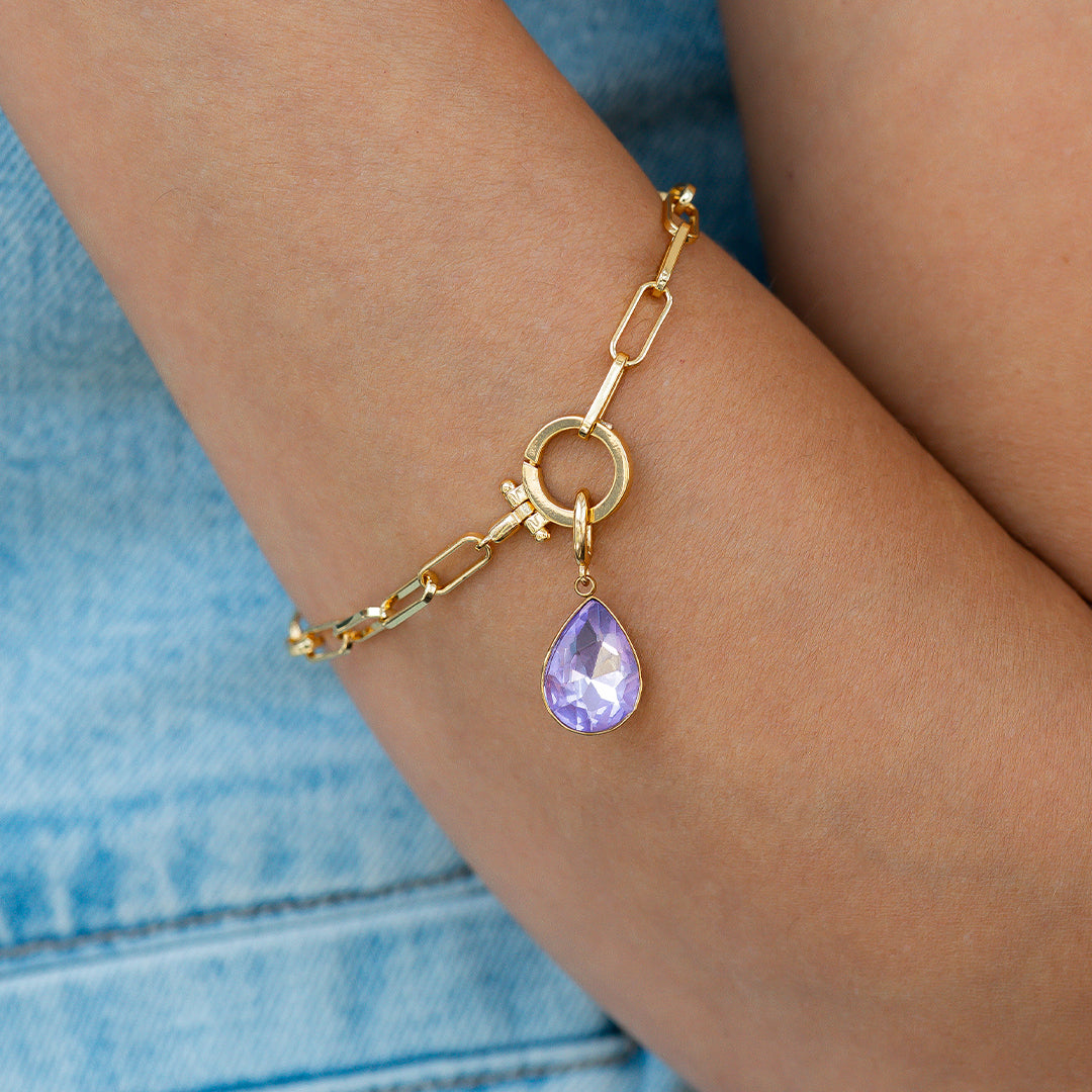 Mint & Lily Teardrop Birthstone Charm